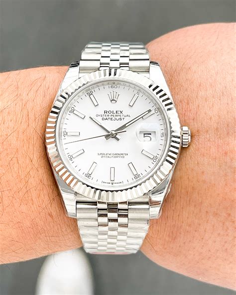 rolex white gold fluted bezel|rolex bezel size chart.